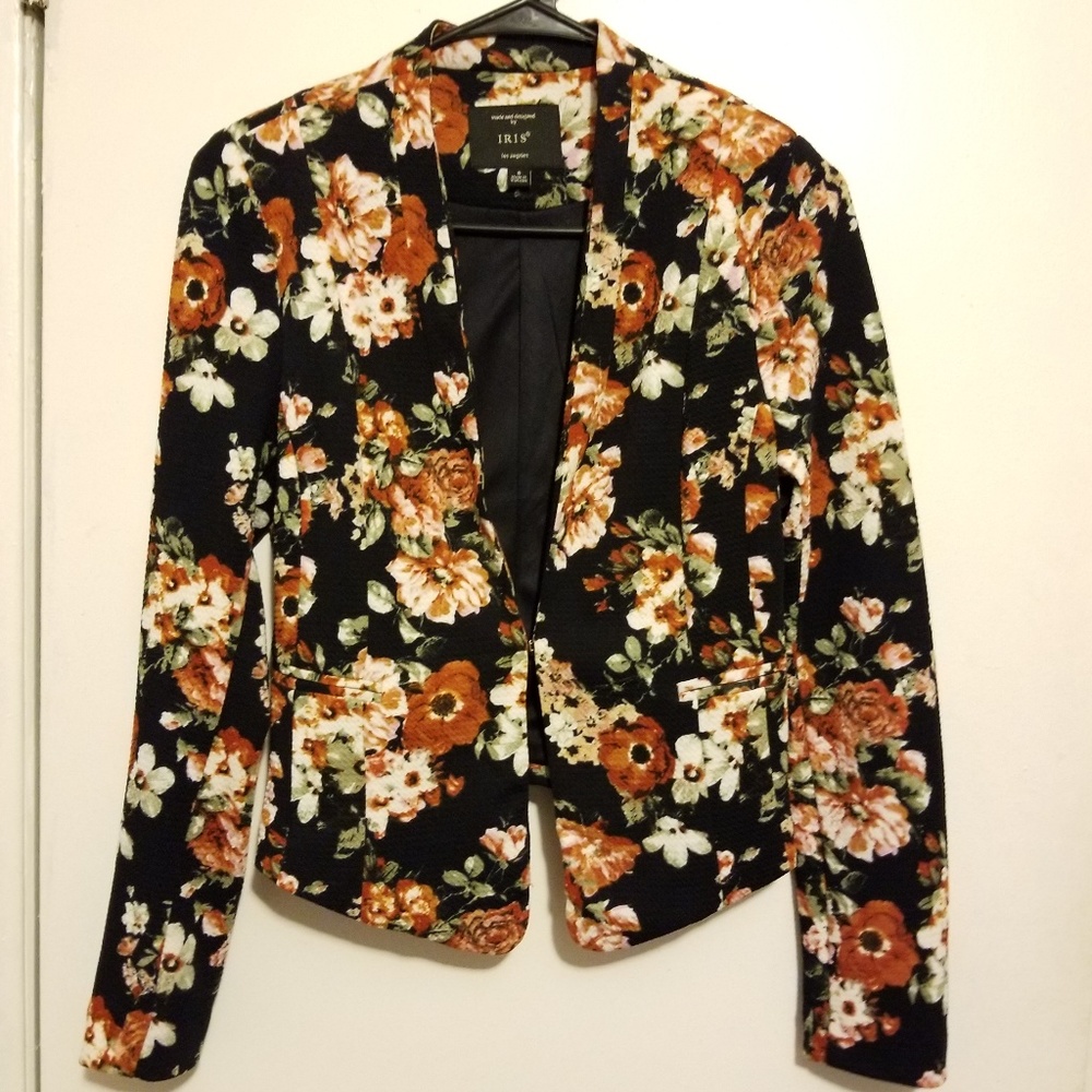 Iris Floral Jacket Blouse